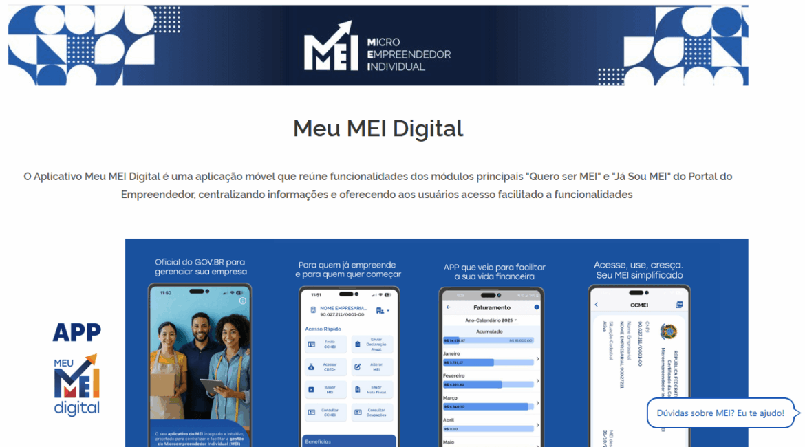Governo lança app “Meu MEI Digital” e centraliza serviços do microempreendedor